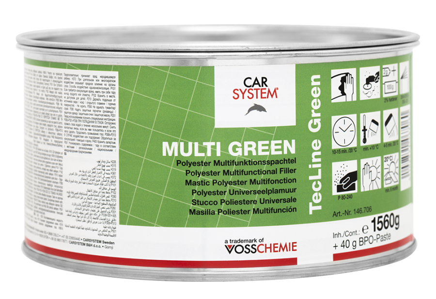 CAR SYSTEM TMEL MULTI GREEN 1,6kg 146706